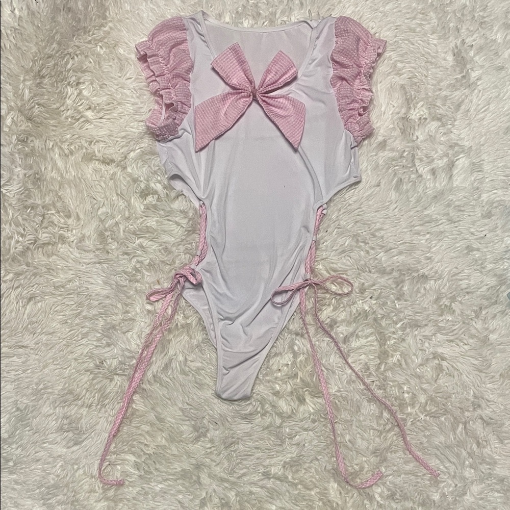 Side lace up Bodysuit
